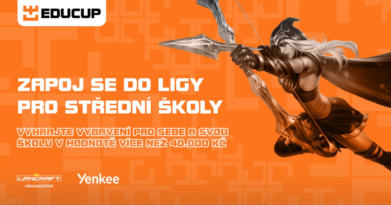 Zapoj sa do ligy pre stredné školy. Vyhrať môžete vybavenie pre seba a svoju školu