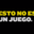 ESTONOESUNJUEGOVALE