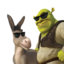 Shrek and Donkey