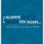 Always Give Up