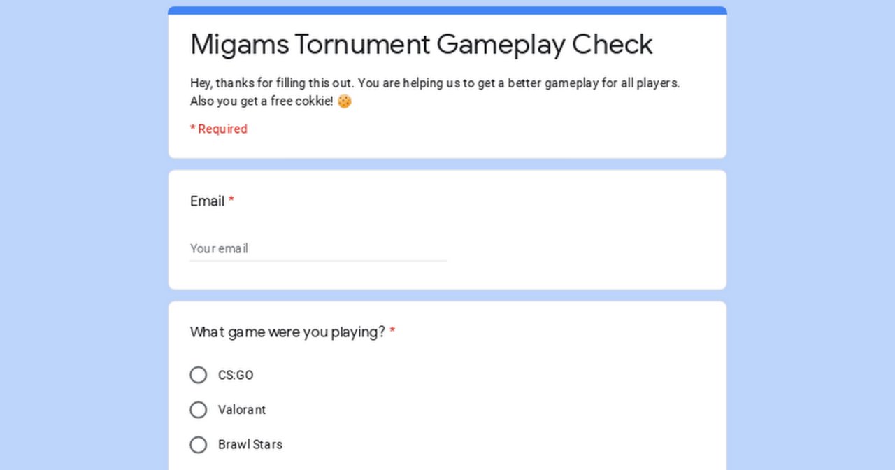 Migams Tornument Gameplay Check