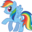 Rainbow-Pony