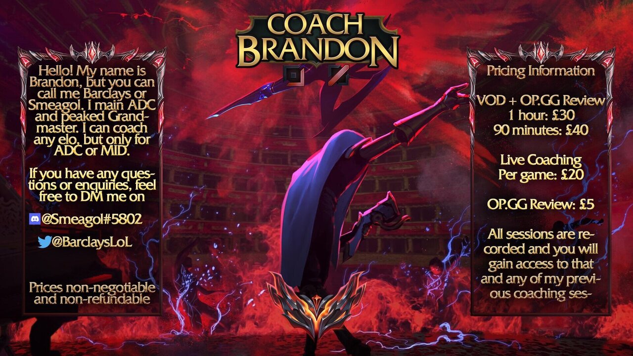 be your personal league of legends coach grandmaster na