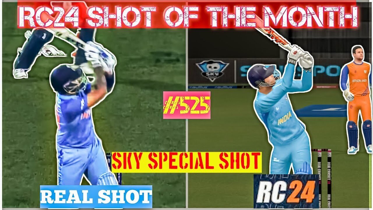 RC24 SKY Special Shot Of The Month #525 | RC24 Shot Of The Month | Real Cricket 24 Premium Shots