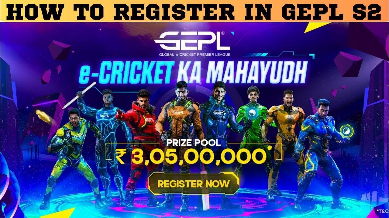 How To Register for GEPL | GEPL Season 2 Registration | Real Cricket 24