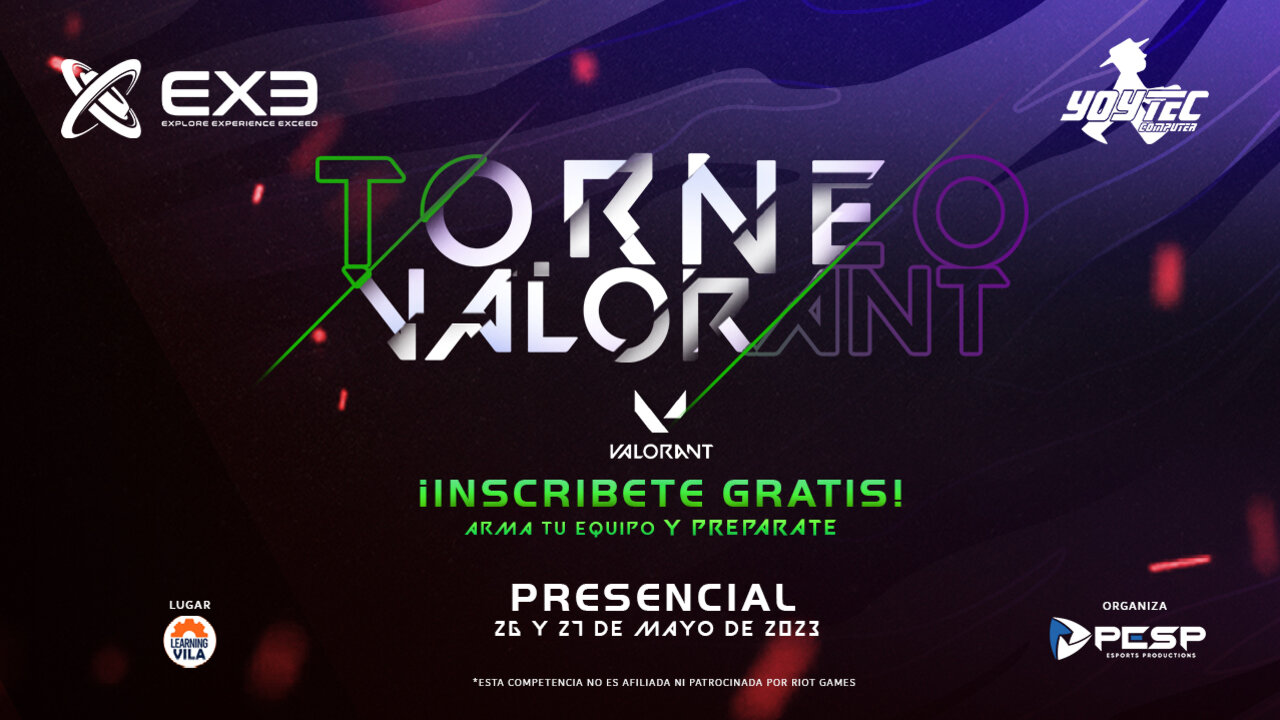 TORNEO VALORANT PRESENCIAL (YOYTEC Y TRIEX) EN LEARNING VILA - Bracket ...