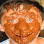 Mouth in shit