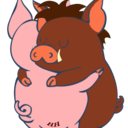 Hugging Hog Academia