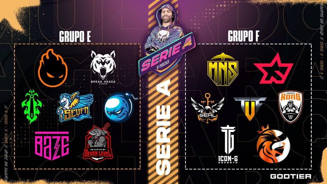 SERIE A CUP GRUPO ExF | FGS-B HEADS-OSAKA-SEVEN-UNITY GG-BAZE-7L-MNS-N5R-SEAL-TUF-KONG-ICON-OG !IG