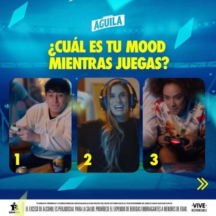 Cerveza Aguila on Instagram: "Comenta aquí abajo cuál es tu mood mientras juegas F22 🎮⚽

¿Ya te registraste en nuestro torneo de F22 para vivir la final en Catar?

Ingresa a laotracopa.com y conoce más."